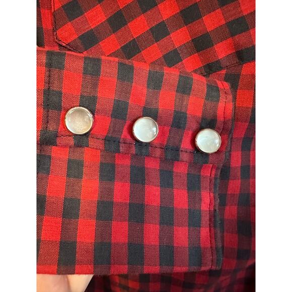 75. Vintage H Bar C western shirt; size Small - Picture 4 of 5